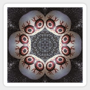 sight for sore eyes ... glass eye patterns Sticker